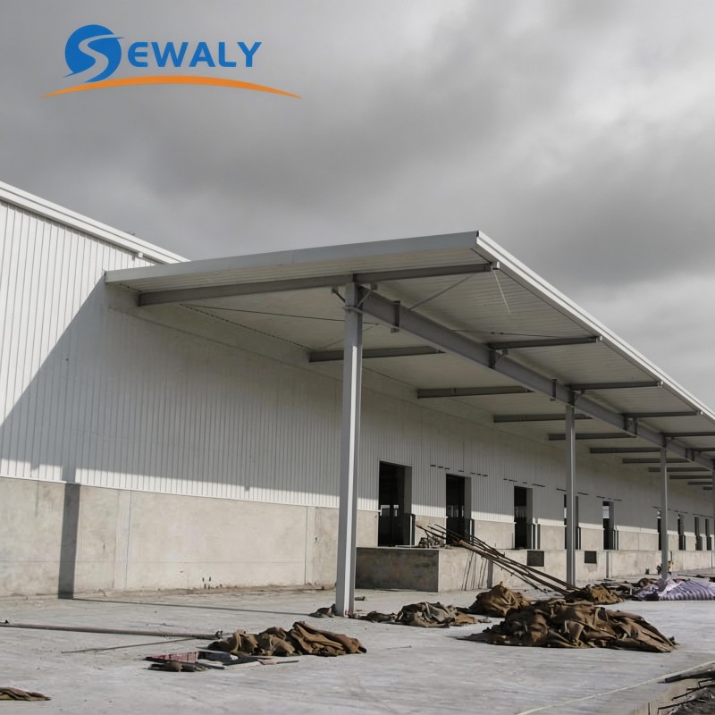 Steel Structure Farmhouse Warehouse Light Metal Shed Pre-Fabricated Temporary Storage