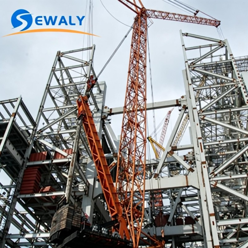 High-quality Sewaly Industrial Prefabricated Multi-storey Steel Structure Warehouse Workshop/Office Building 1 Year Warranty