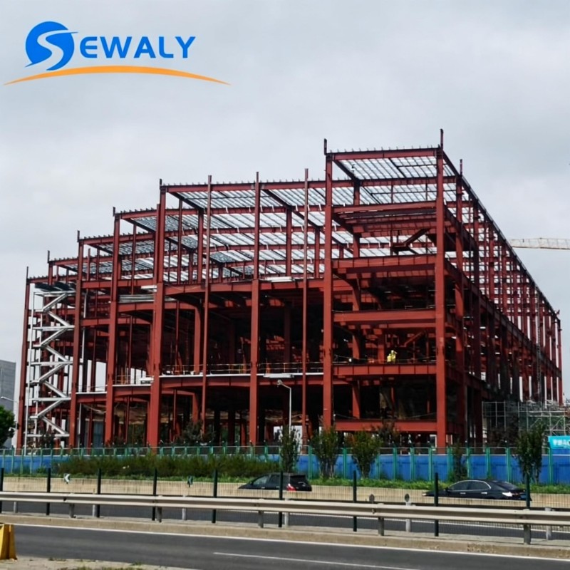 High-quality Sewaly Industrial Prefabricated Multi-storey Steel Structure Warehouse Workshop/Office Building 1 Year Warranty