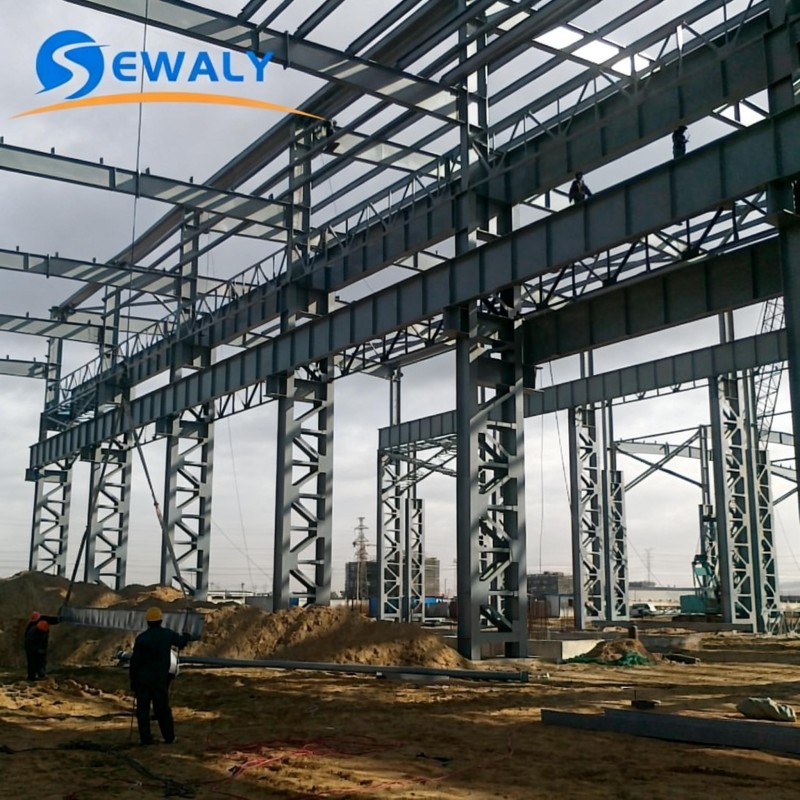 High-quality Sewaly Industrial Prefabricated Multi-storey Steel Structure Warehouse Workshop/Office Building 1 Year Warranty