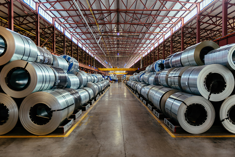 It mainly produces galvanized sheet,galvanized coil, carbon steel coil,carbon steel sheet,stainless steel and other metal materials.