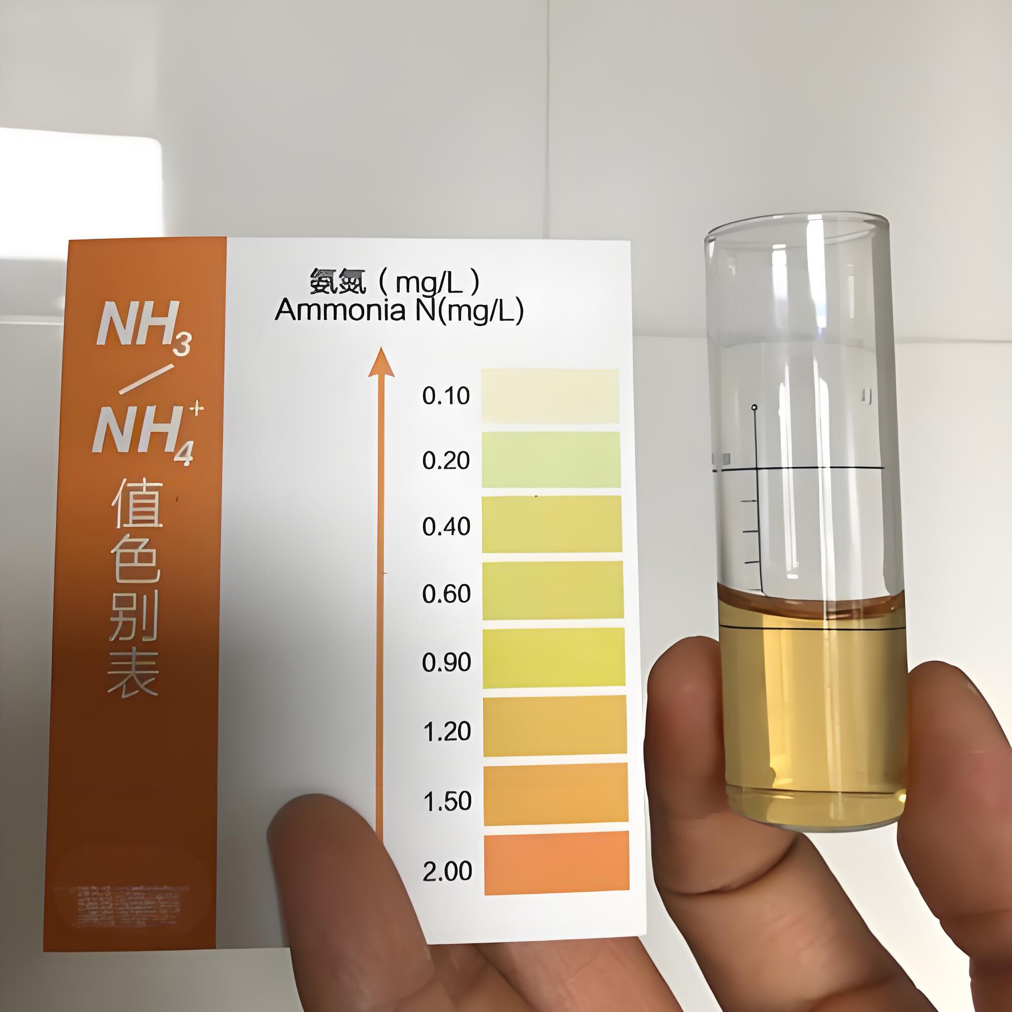 What should I do if the ammonia nitrogen in the effluent from the biochemical process exceeds the standard?