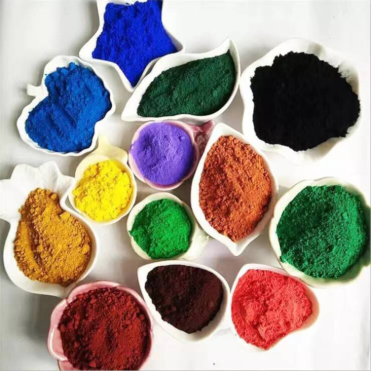 Colored stone powder