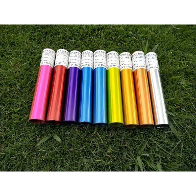 Double coat powder coating display