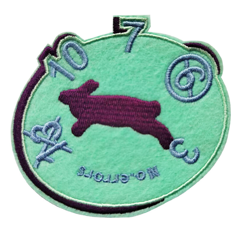 high quality custom feit embroidery patch