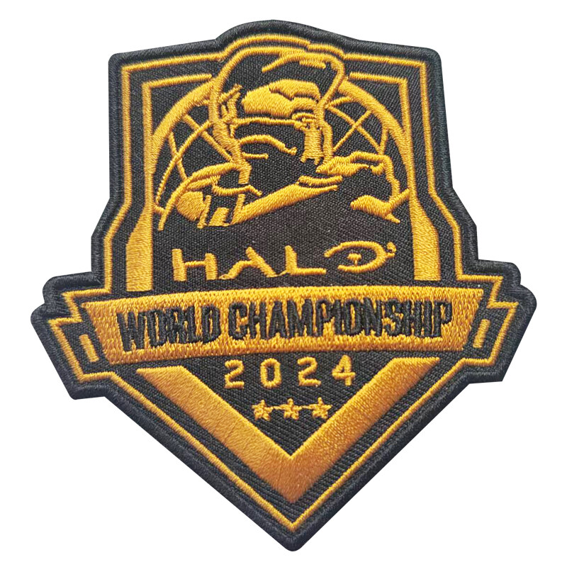 high quality custom twill embroidery patch