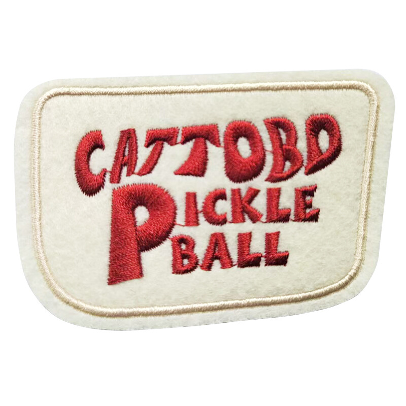 high quality custom twill embroidery patch