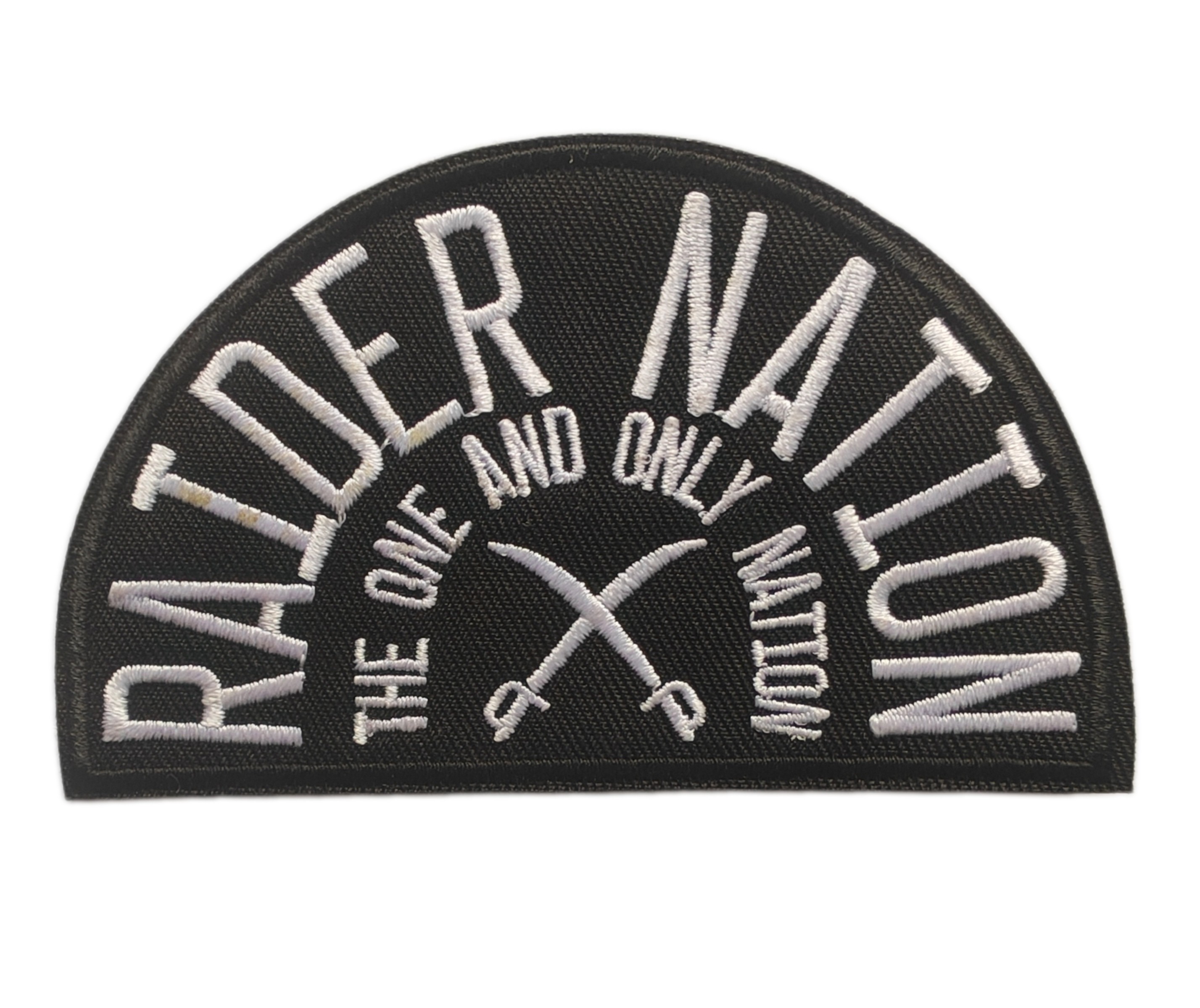 Football team logo embroidered patch