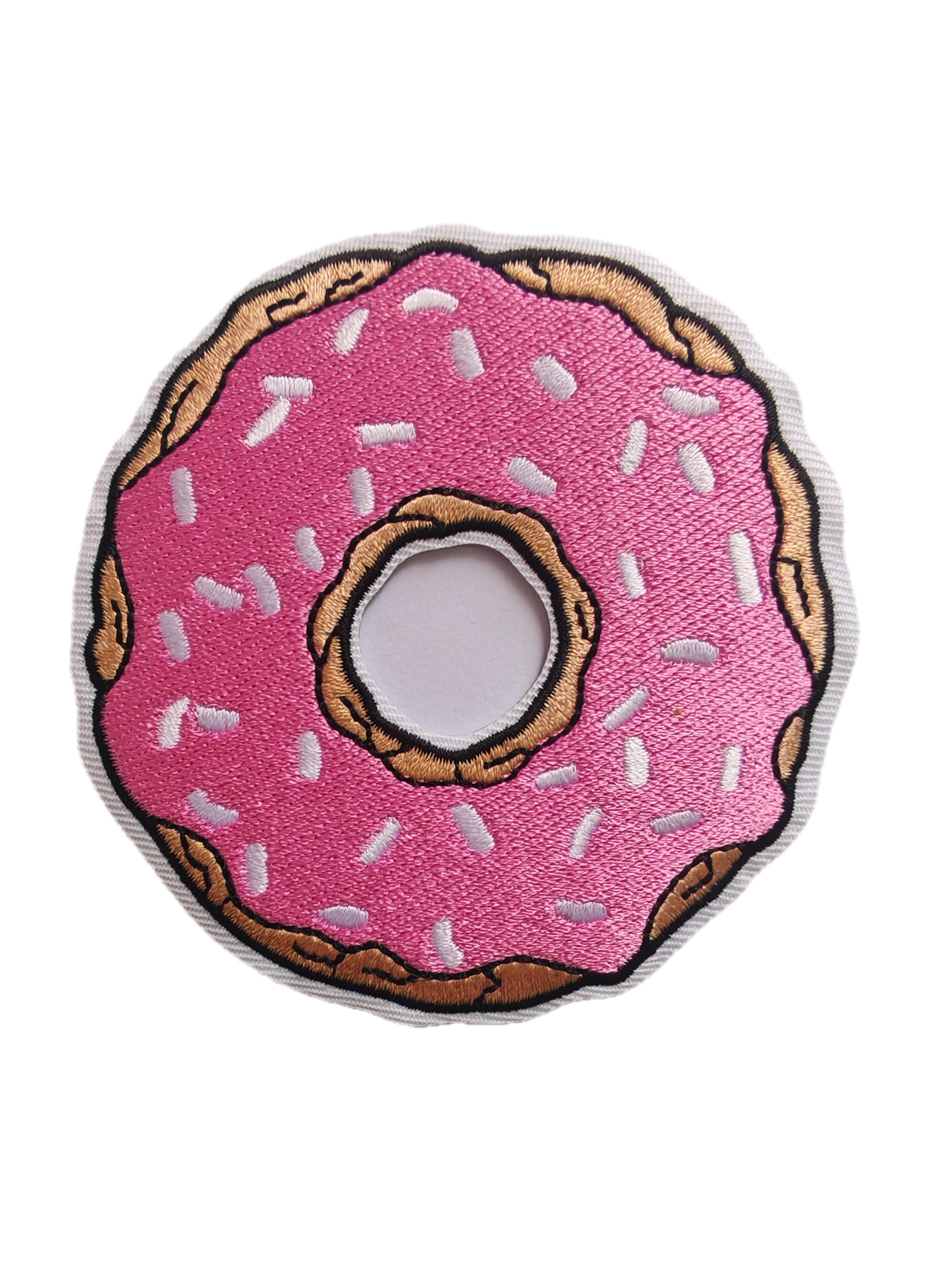 Pink Donut Embroidered Patch Pink Donut Embroidered Patch