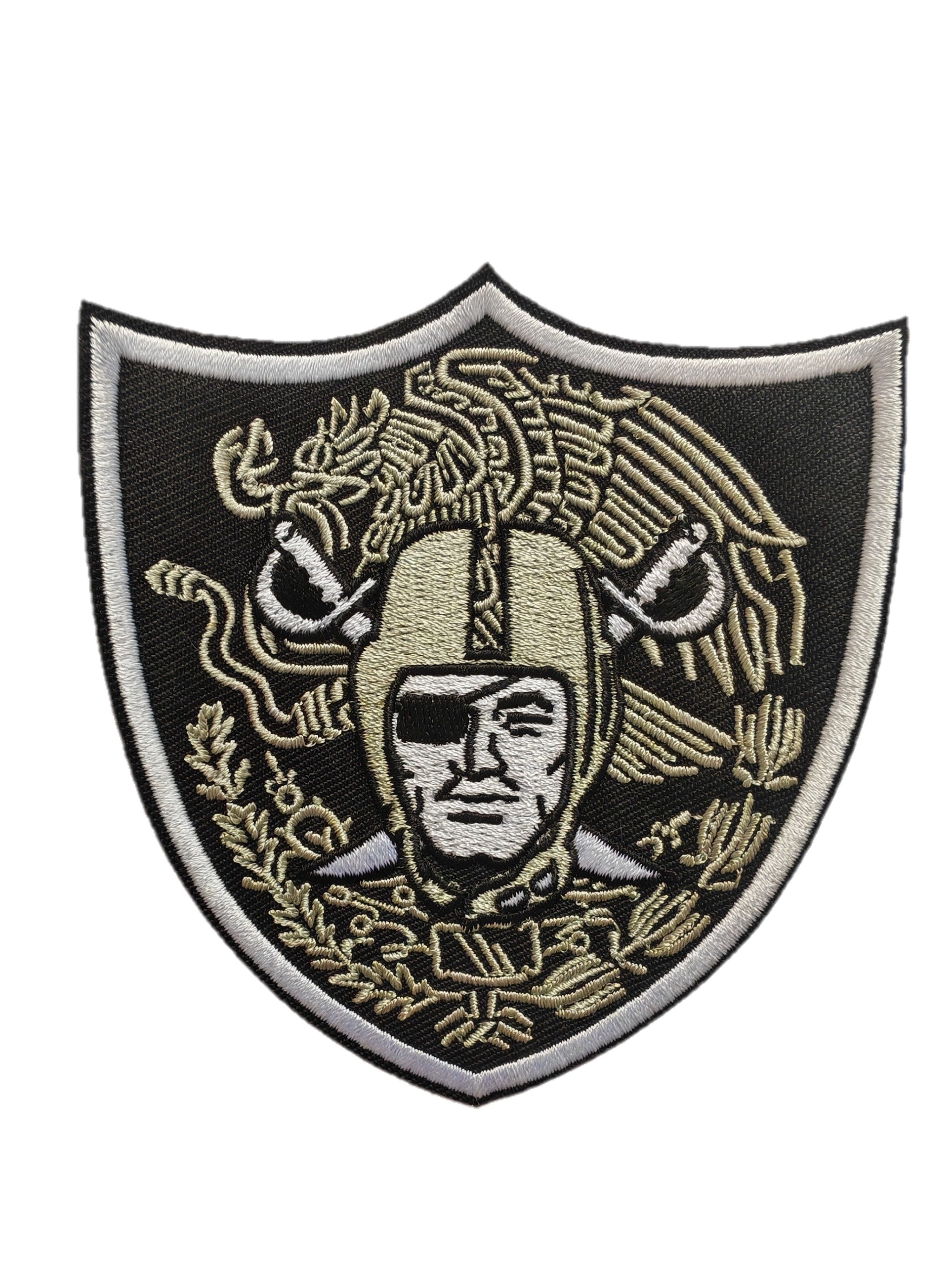 Oakland Raiders Inspired Embroidered Patches