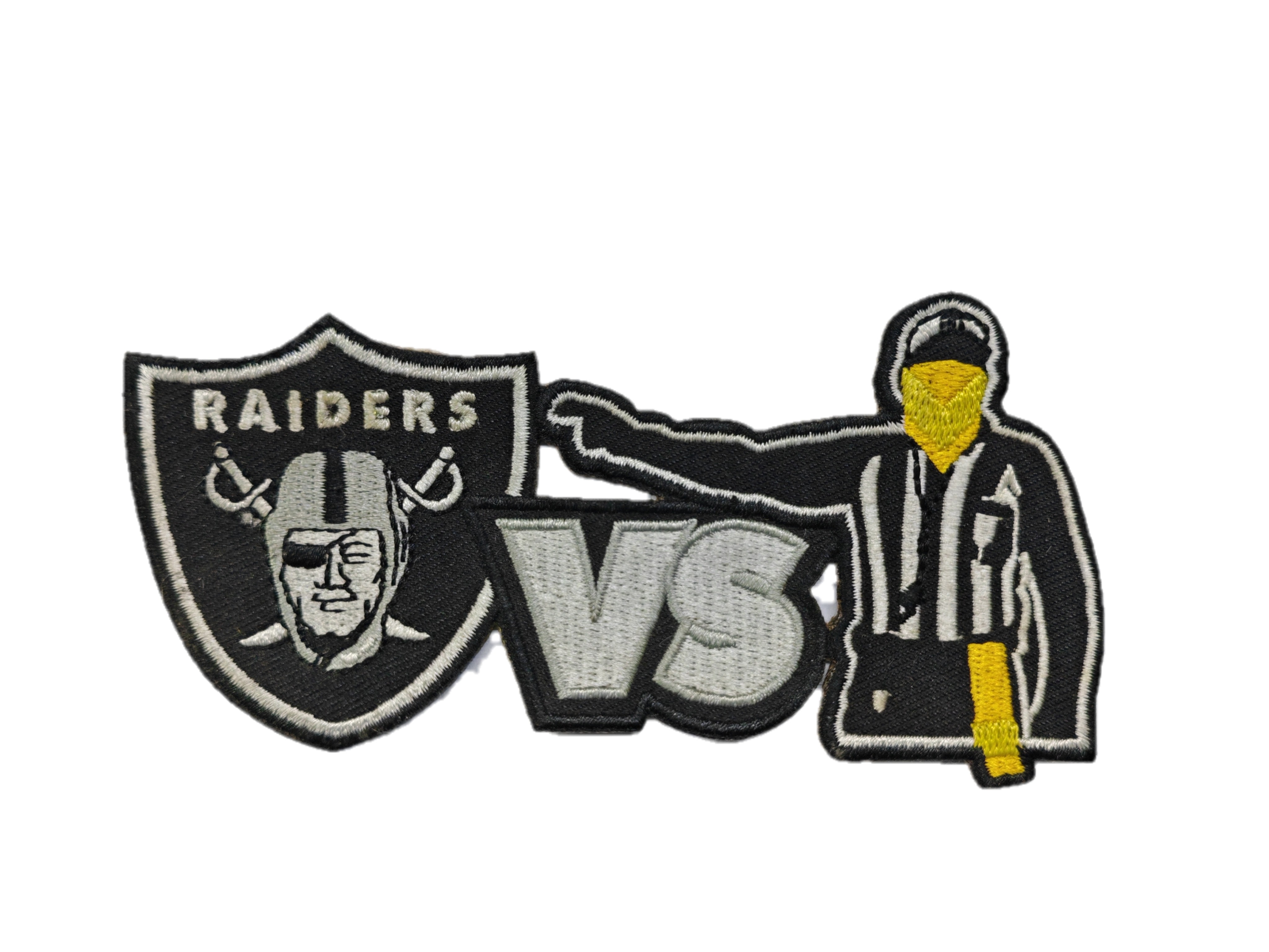 Football team logo embroidered patch