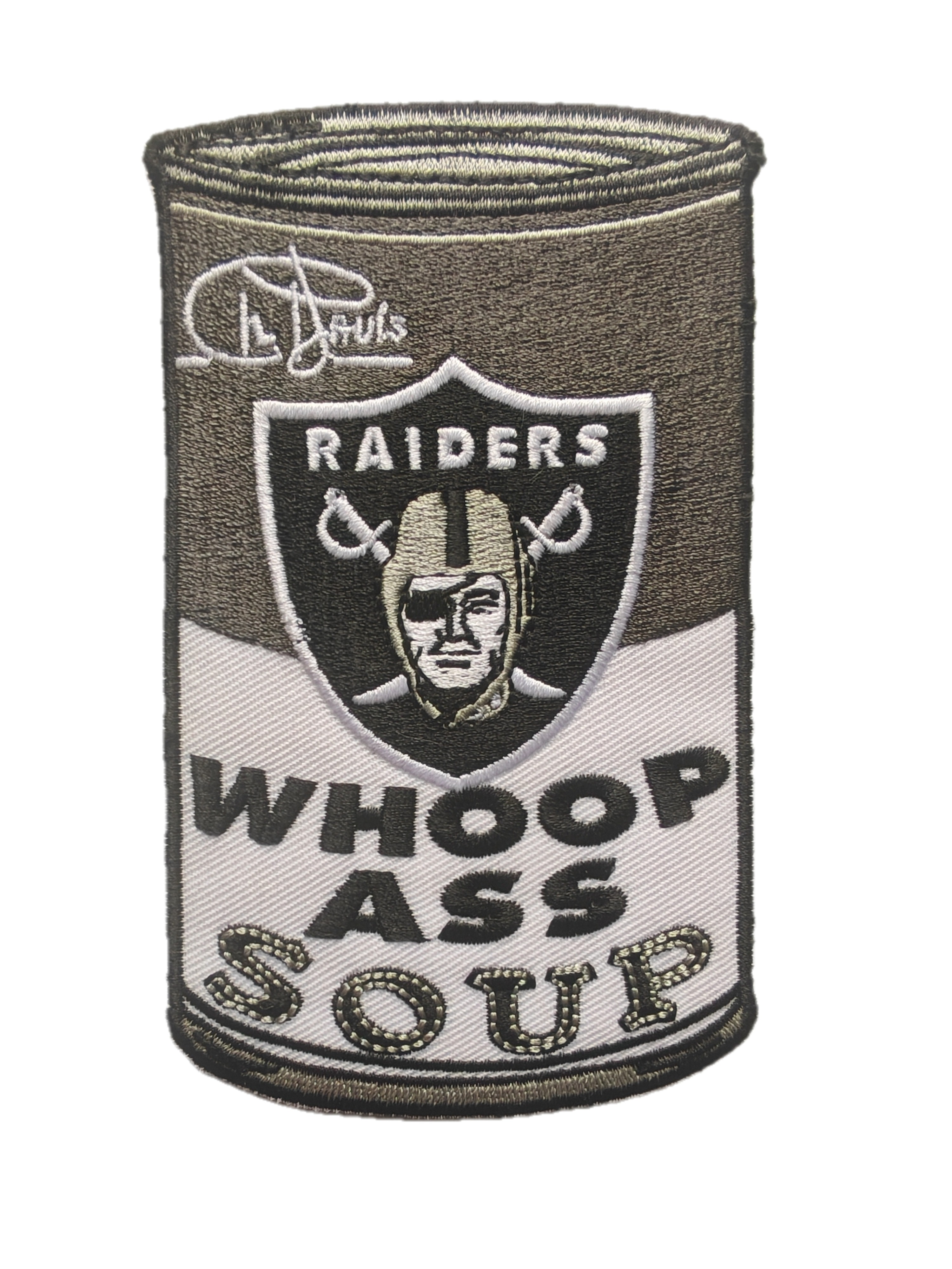 Oakland Raiders Inspired Embroidered Patches