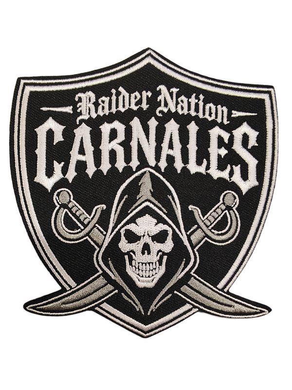 Raider Nation Carnales Embroidered Patch Raider Nation Carnales Embroidered Patch