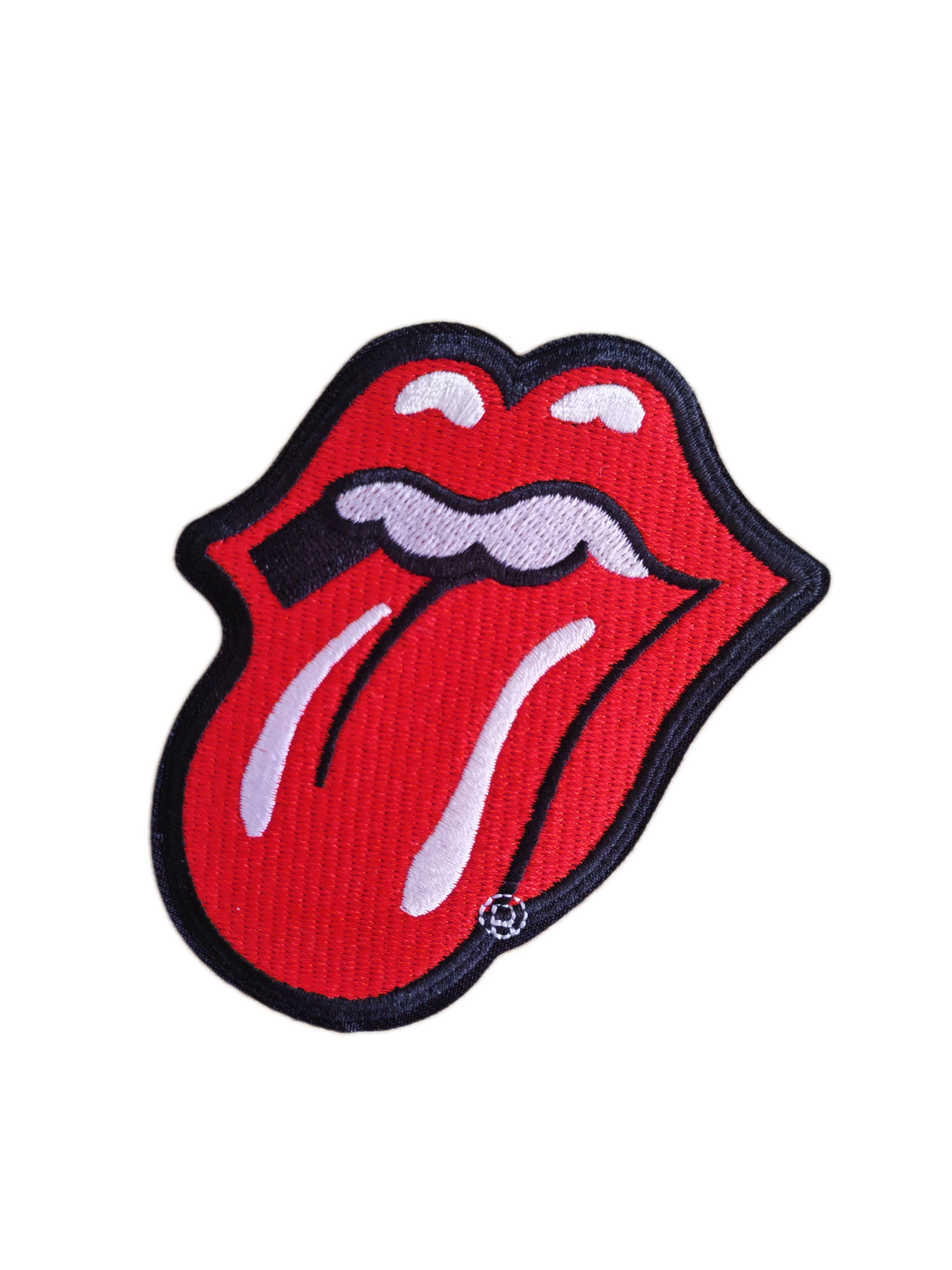 The Rolling Stones Lips & Tongue Embroidered Patch