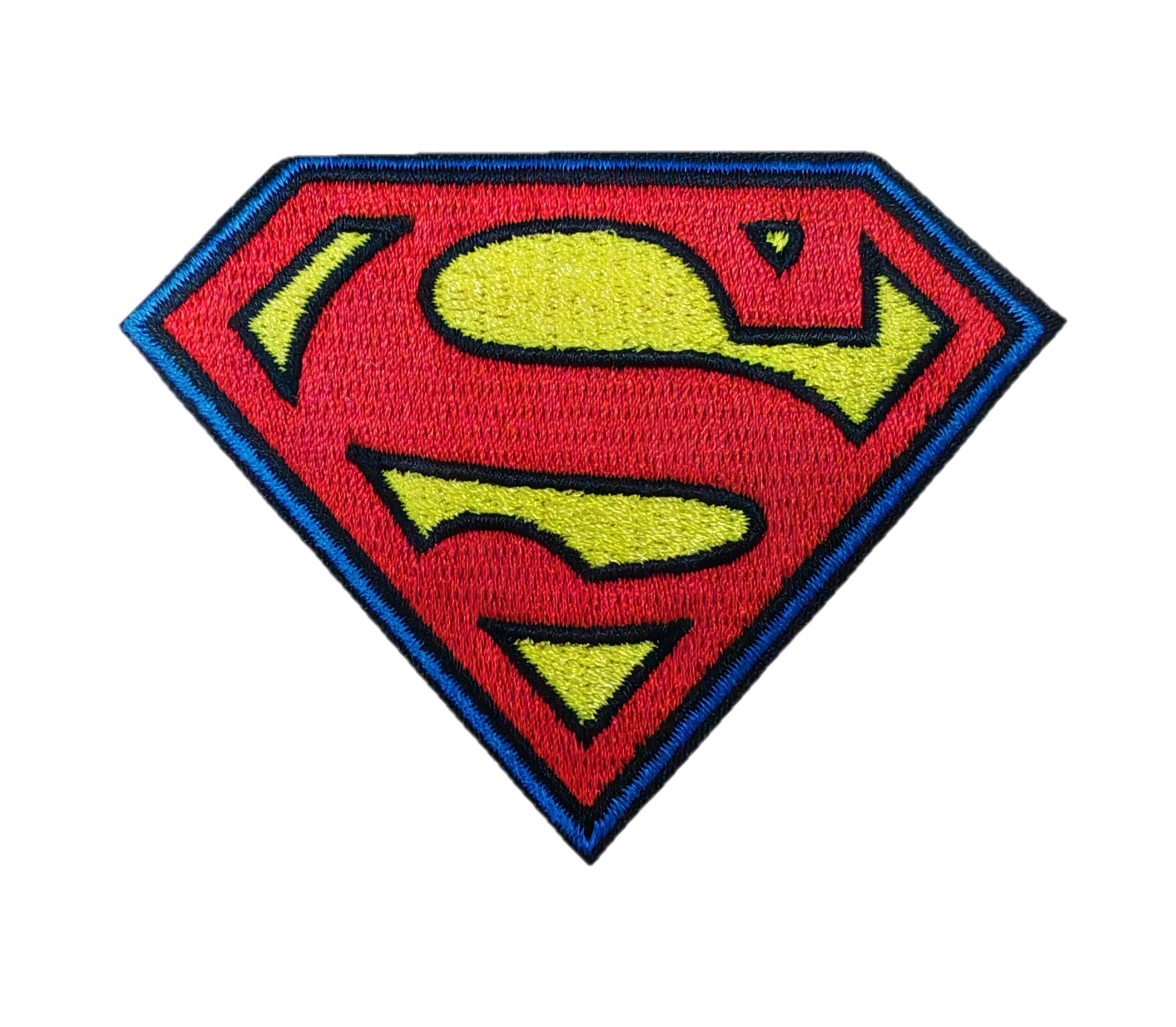 Superman Logo Embroidered Patch