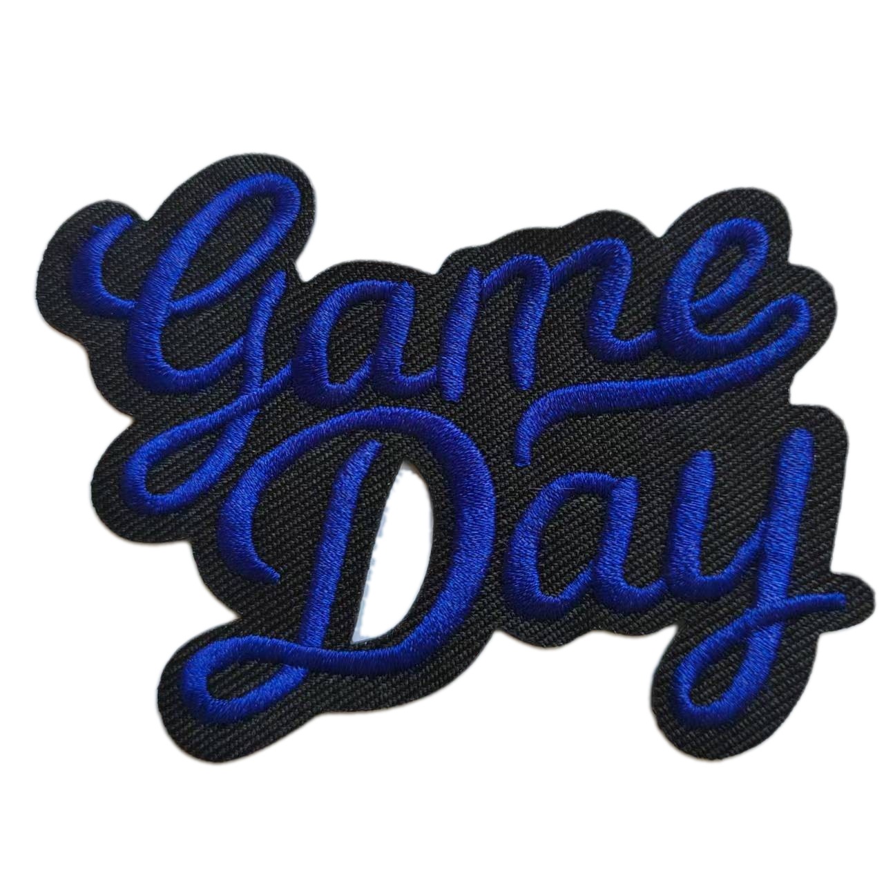 Game Day Script Embroidered Patch