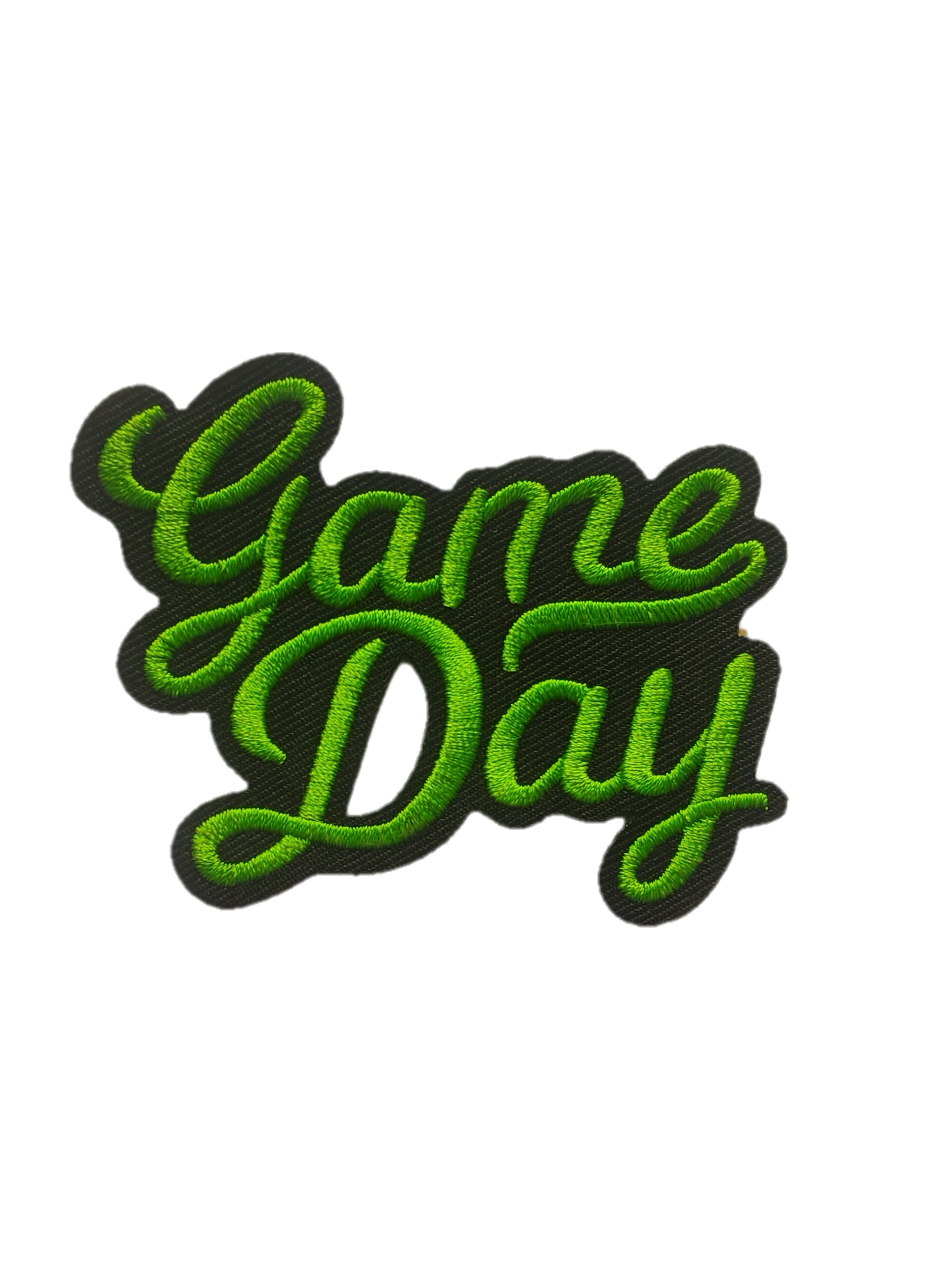 Game Day Script Embroidered Patch