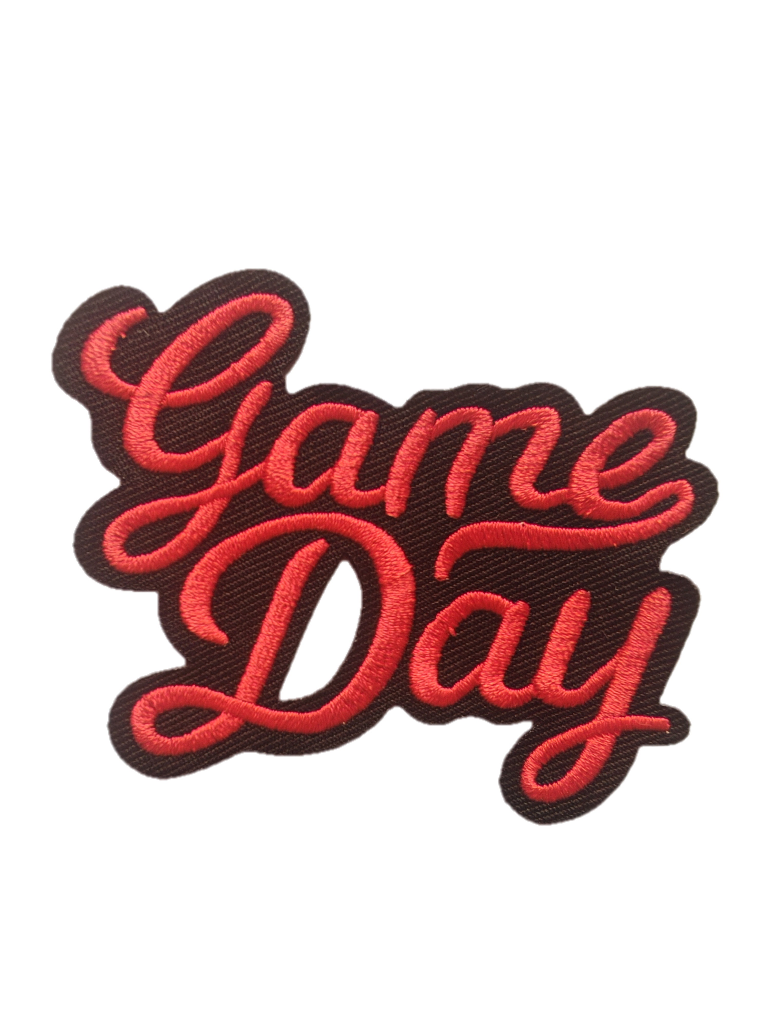 Game Day Script Embroidered Patch