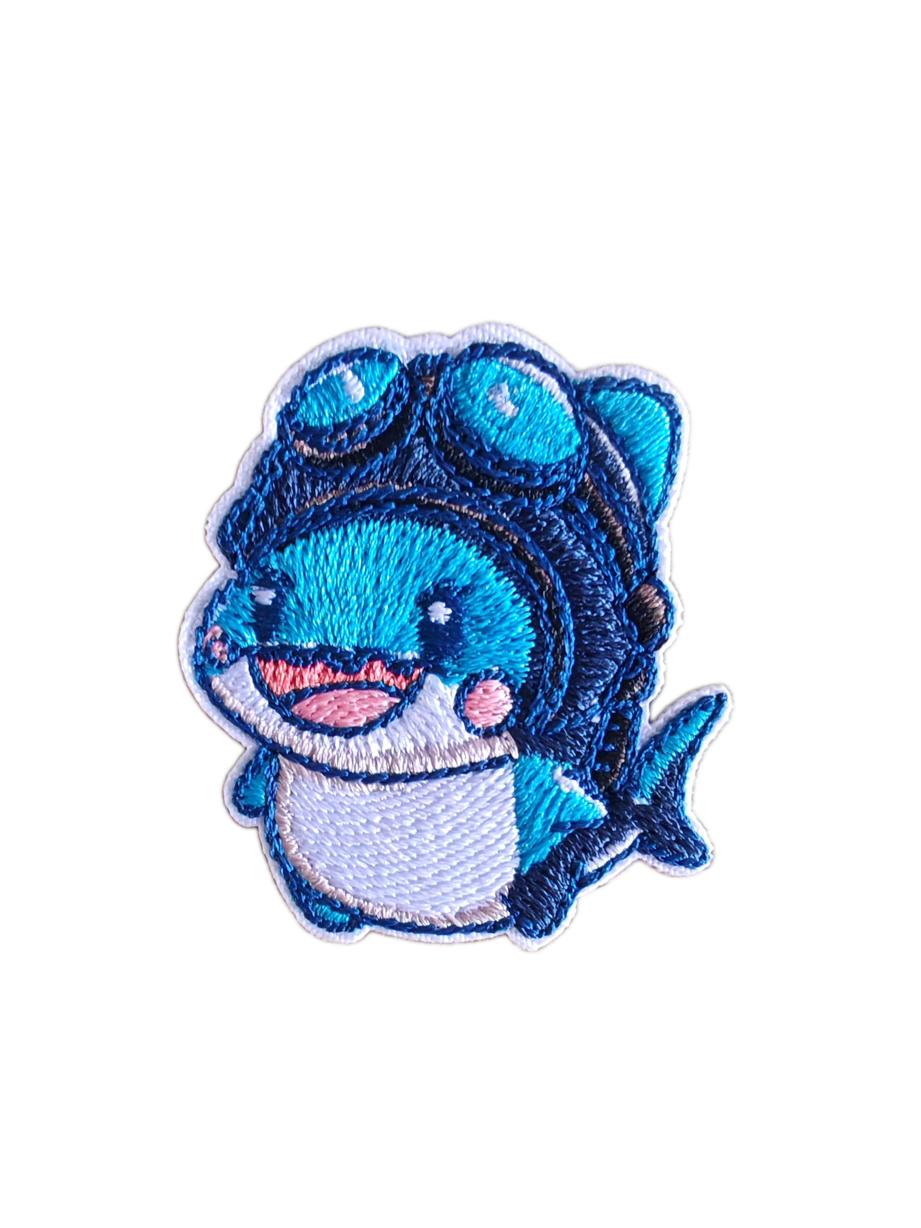 Cute Little Shark Embroidery Patch