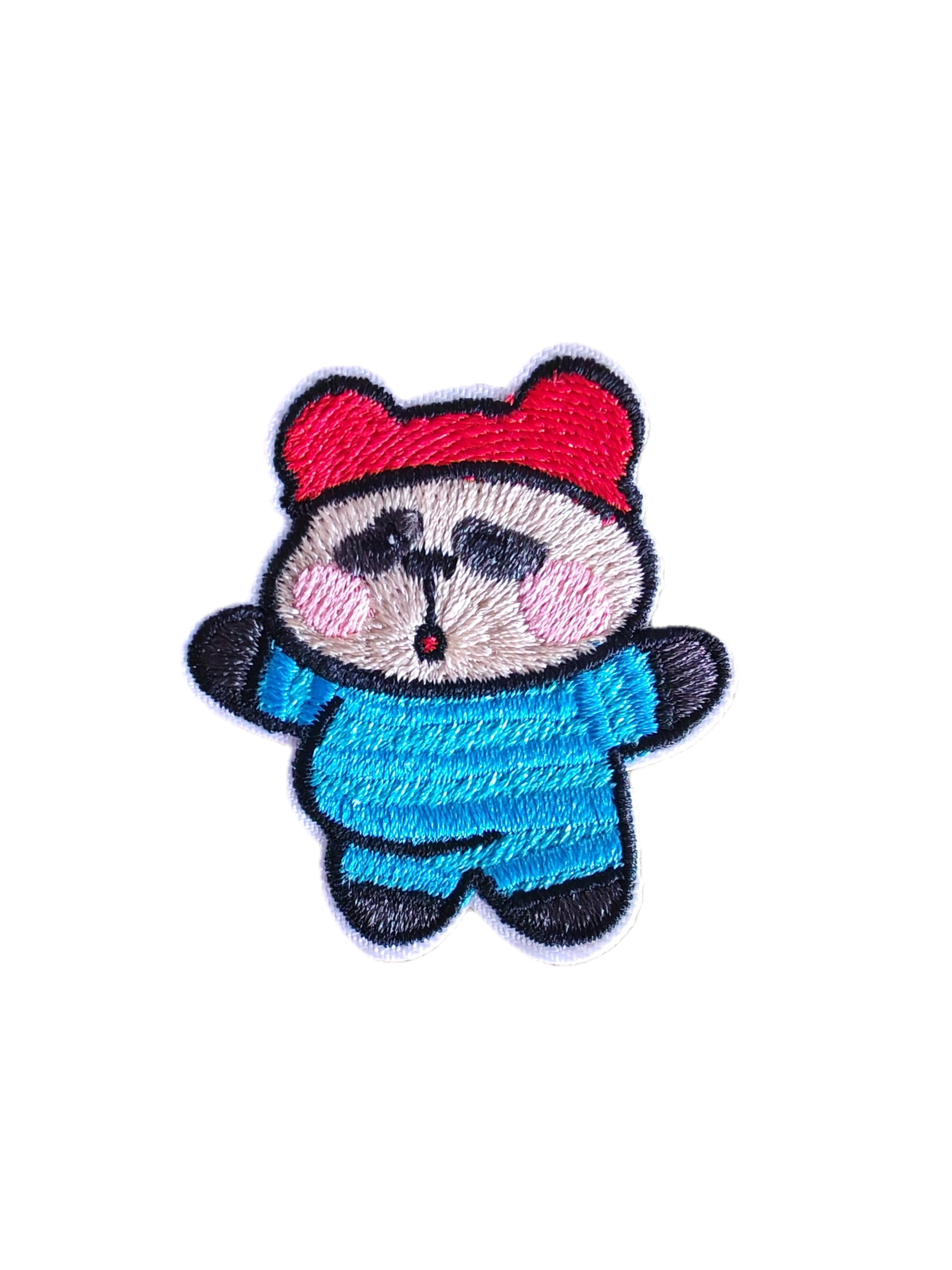 Cute Red Panda Embroidery Patch