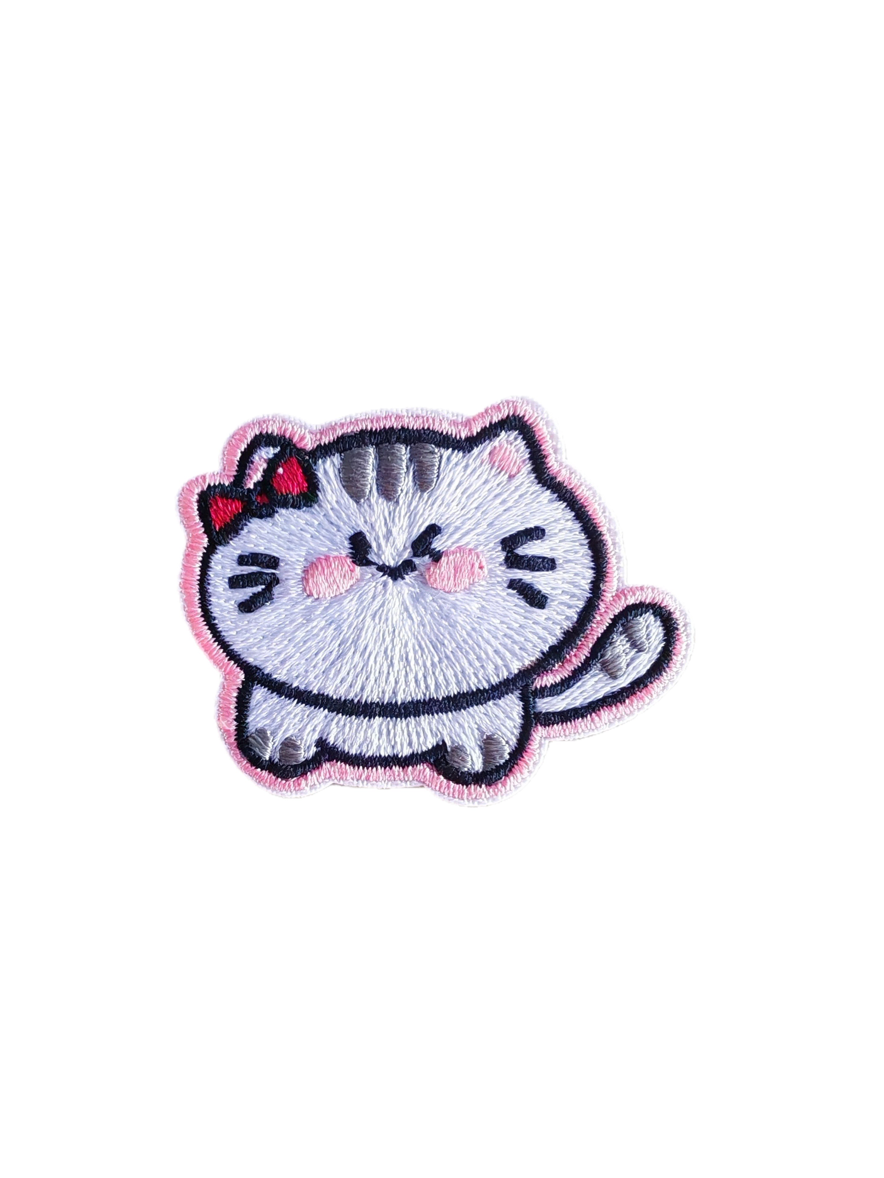 Cute Cartoon Cat Embroidery Patch