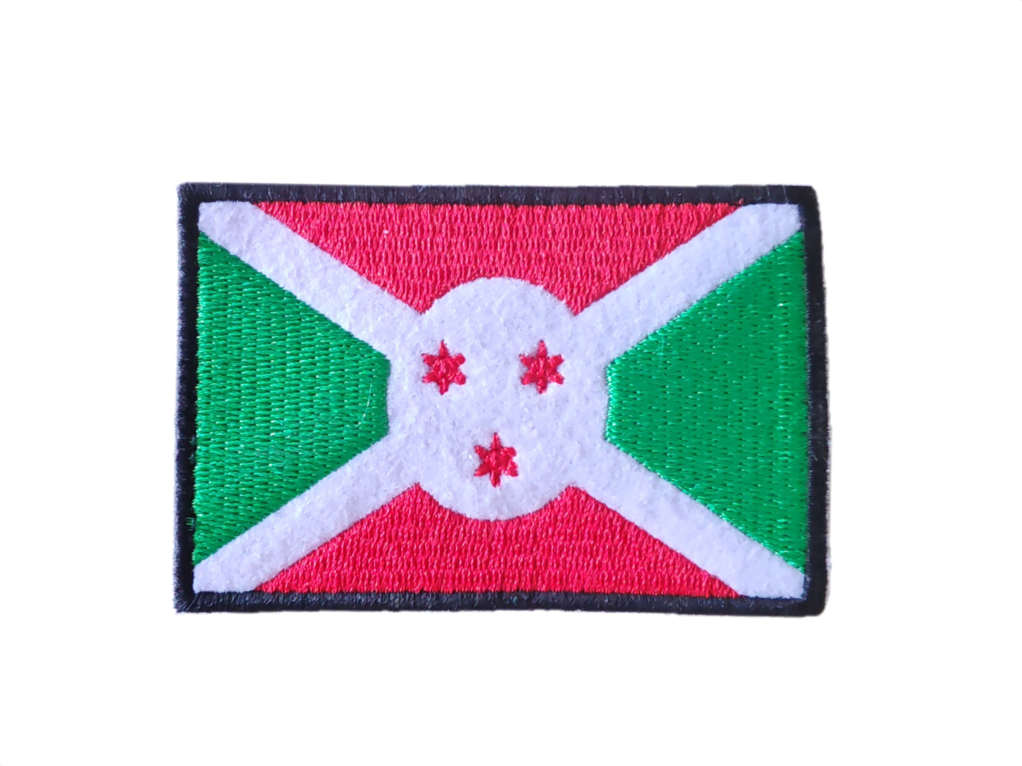 Burundi Flag Embroidery Patch
