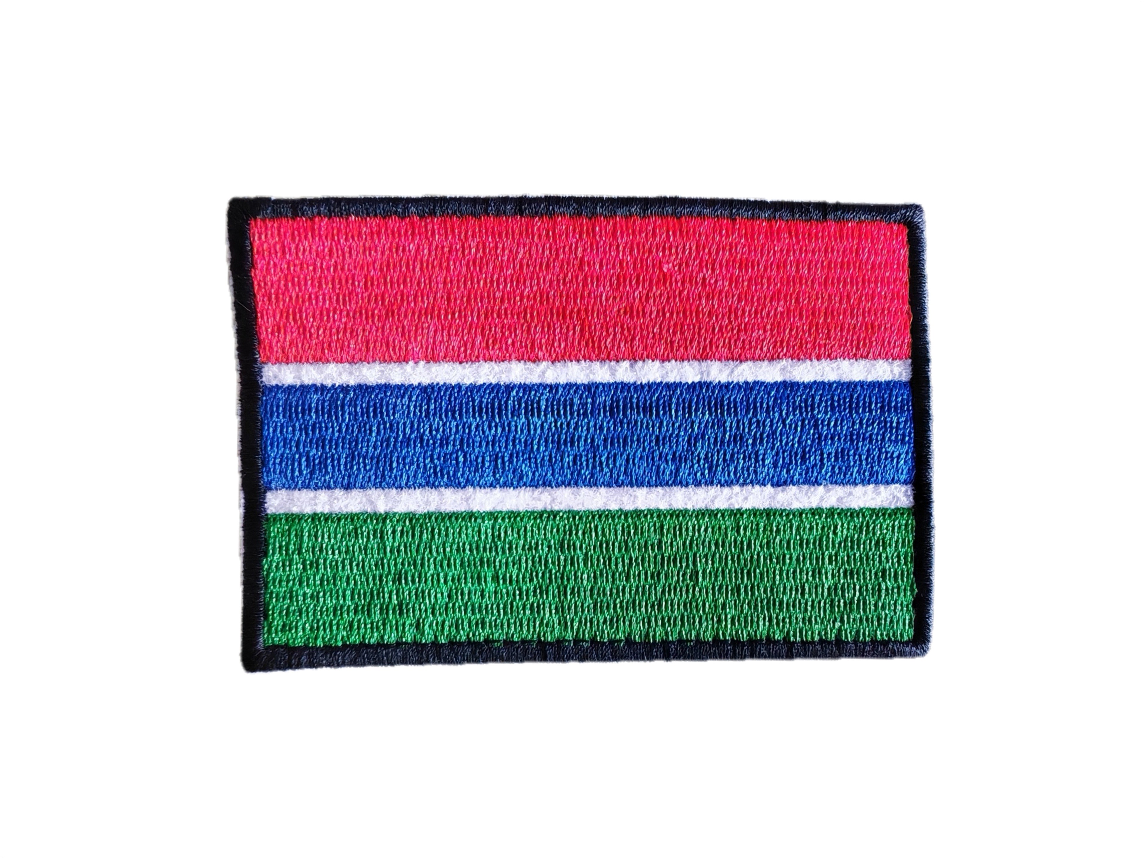 Gambia Flag Embroidery Patch