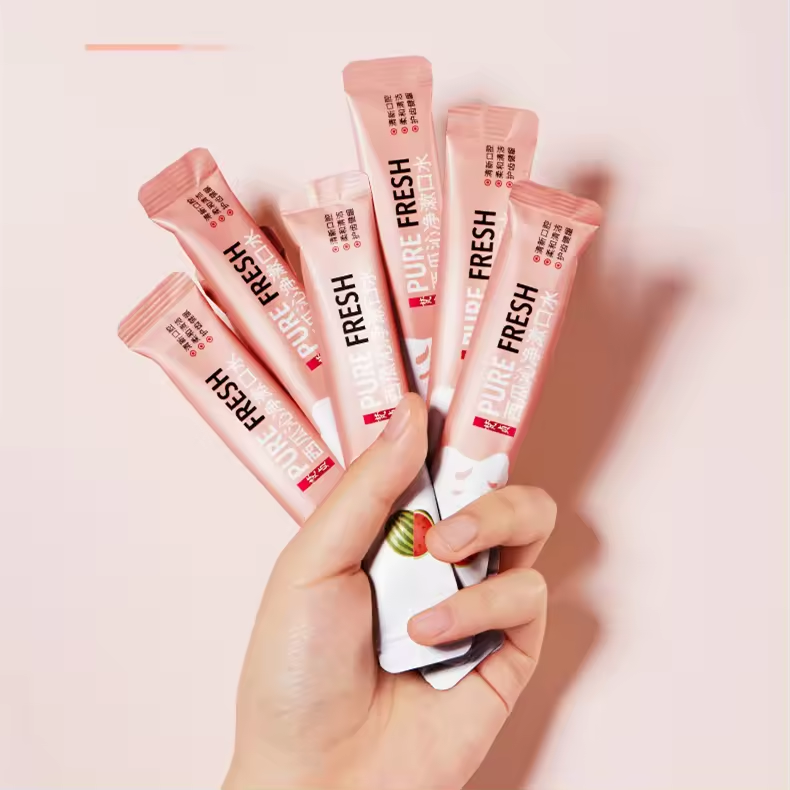 Fruit Flavour Watermelon Refreshing Oral Care Teeth Cleaning Care Disposable Mouthwash Portable Mouthwash