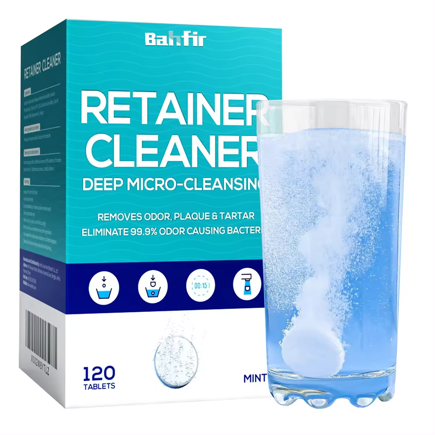 New Design Super Cleaning Dental Mouth Wash Cleaning Tablet for Denture