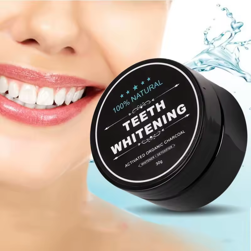 100% Beauty Natural Personal Care Oral Hyiene Teeth Whitening Oral Care Charcoal Powder