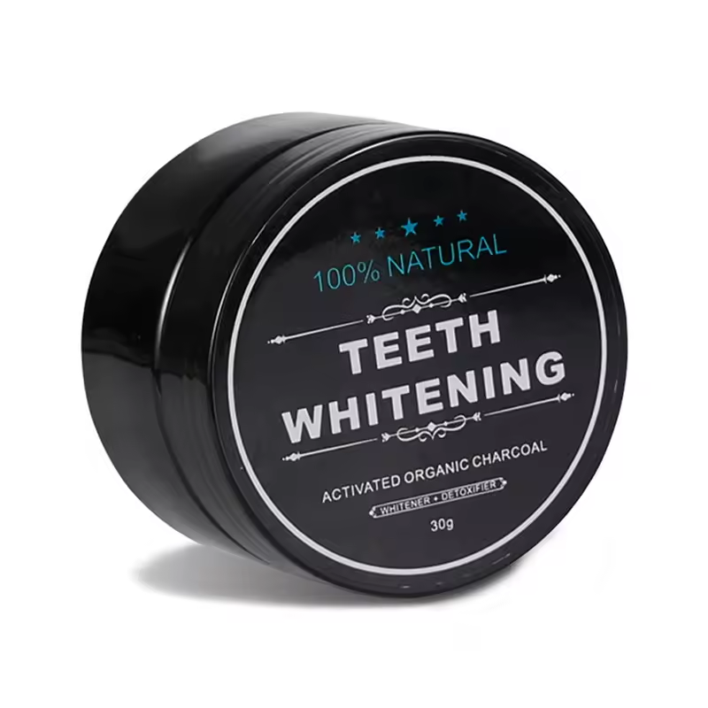 100% Beauty Natural Personal Care Oral Hyiene Teeth Whitening Oral Care Charcoal Powder