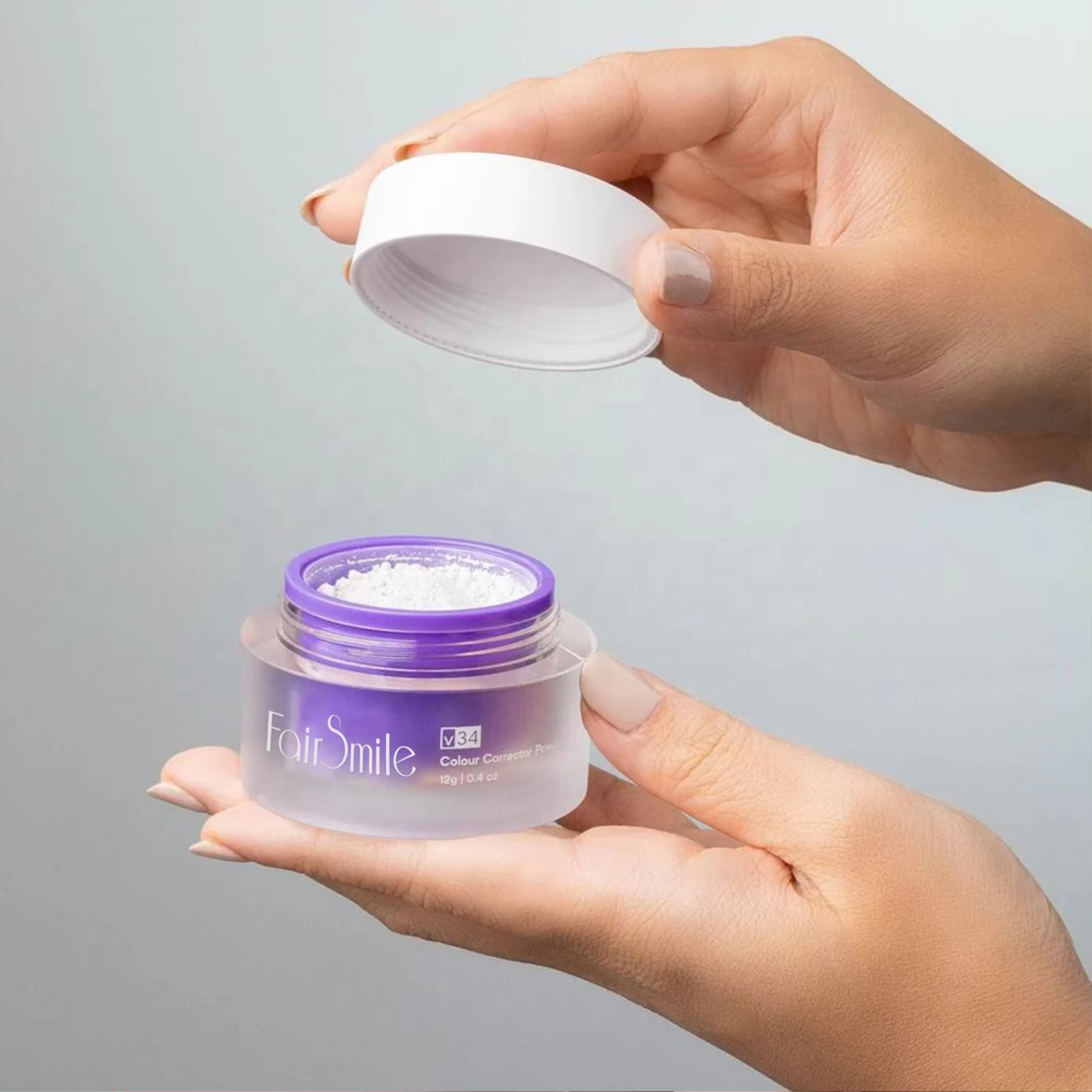 Custom Logo Mint Flavor Tooth Whiten Dental Care V34 Colour Corrector Teeth Whitening Powder