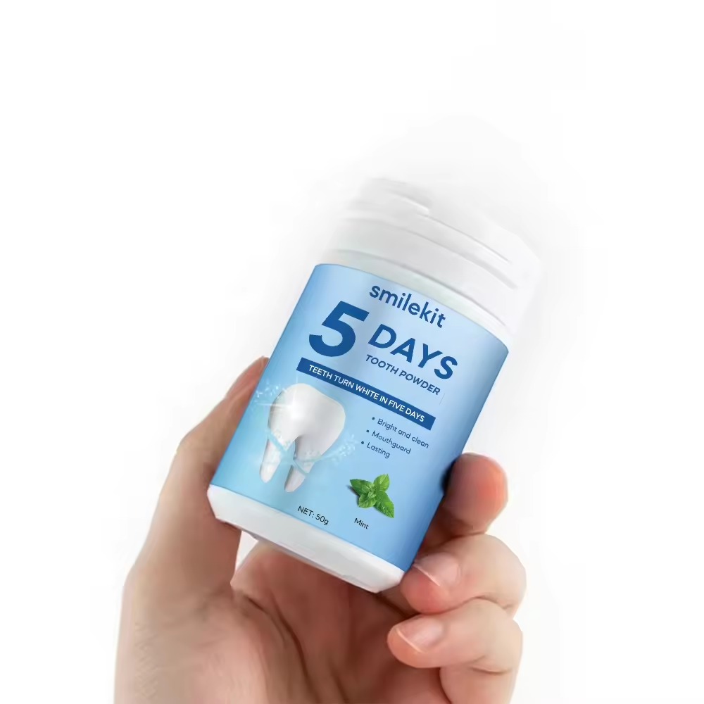 Customized Logo Mint Flavor Tooth Whitening 5 Day Powder