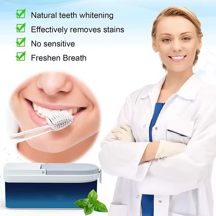 Organic teeth whitening powder for home use wholesale natural mint flavor teeth whitening powder