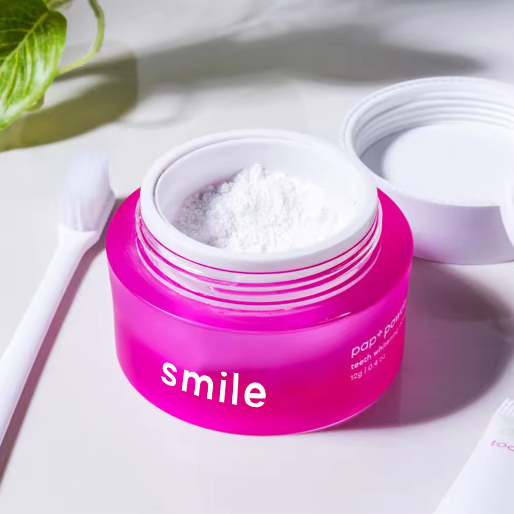 Private Label OEM PAP enzyme tooth enamel tooth whitening powder 12g