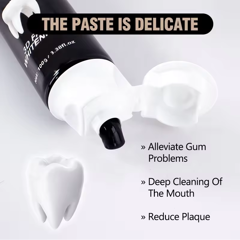 Aichun Beauty 3d Fast Whitening Reduce Inflammation Remove Stains Coconut Charcoal Toothpaste