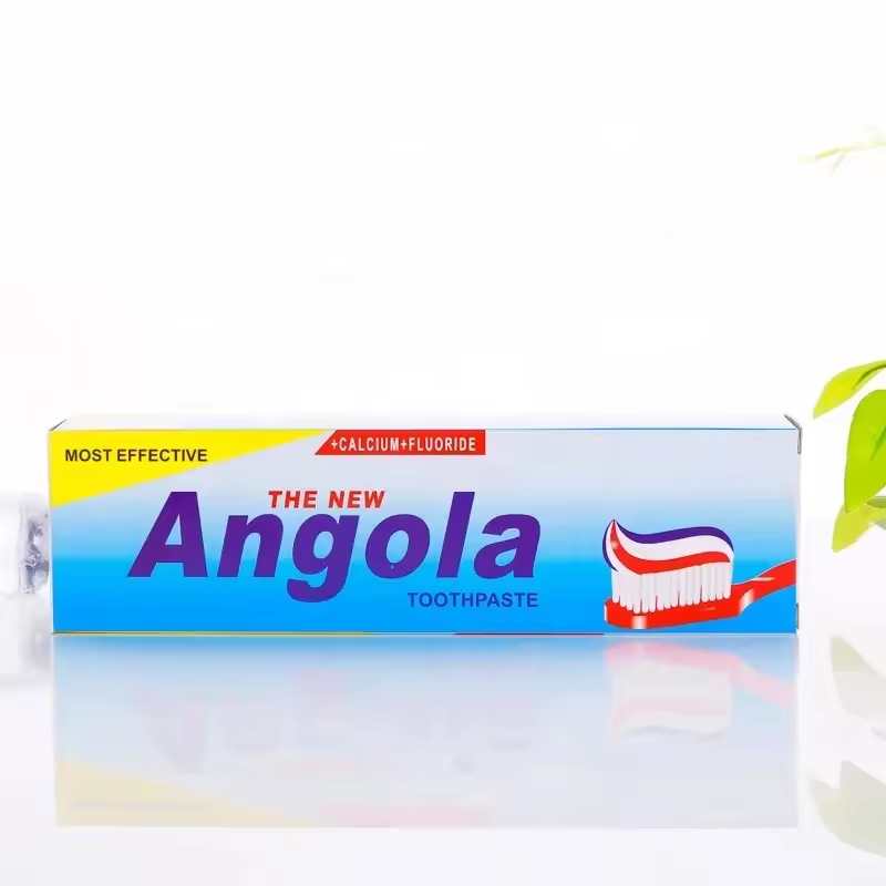 OEM Cheap Angola toothpaste Natural Herbal spearmint Angola toothpaste 150g with free toothbrush