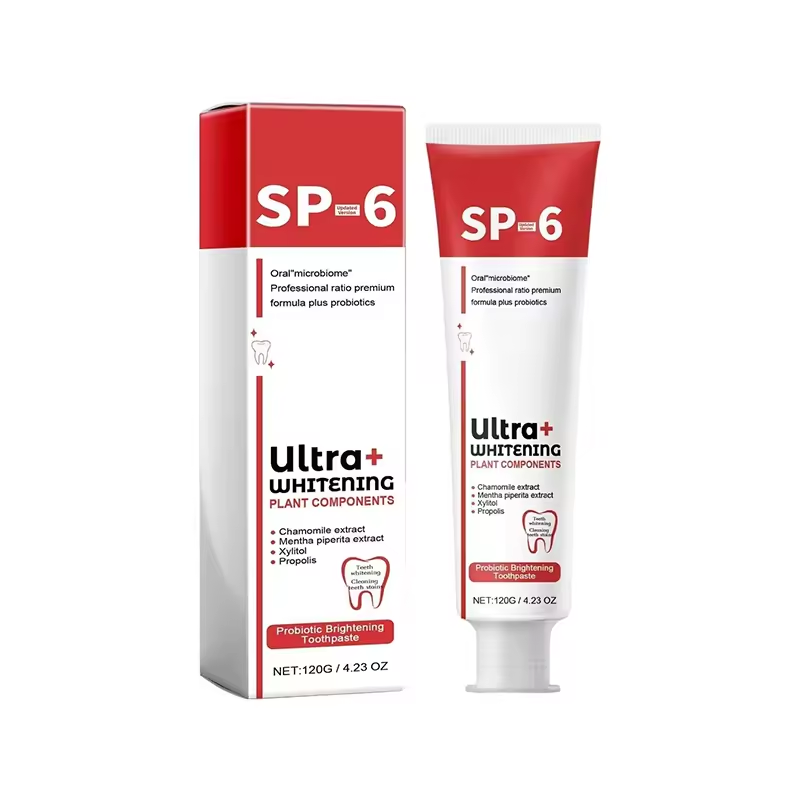 Super ProbioticSp-6 Toothpaste, Sp-6 Ultra Whitening Toothpaste, Sp 6 Toothpaste,Deep Cleaning Care Toothpaste,Fresh Breath
