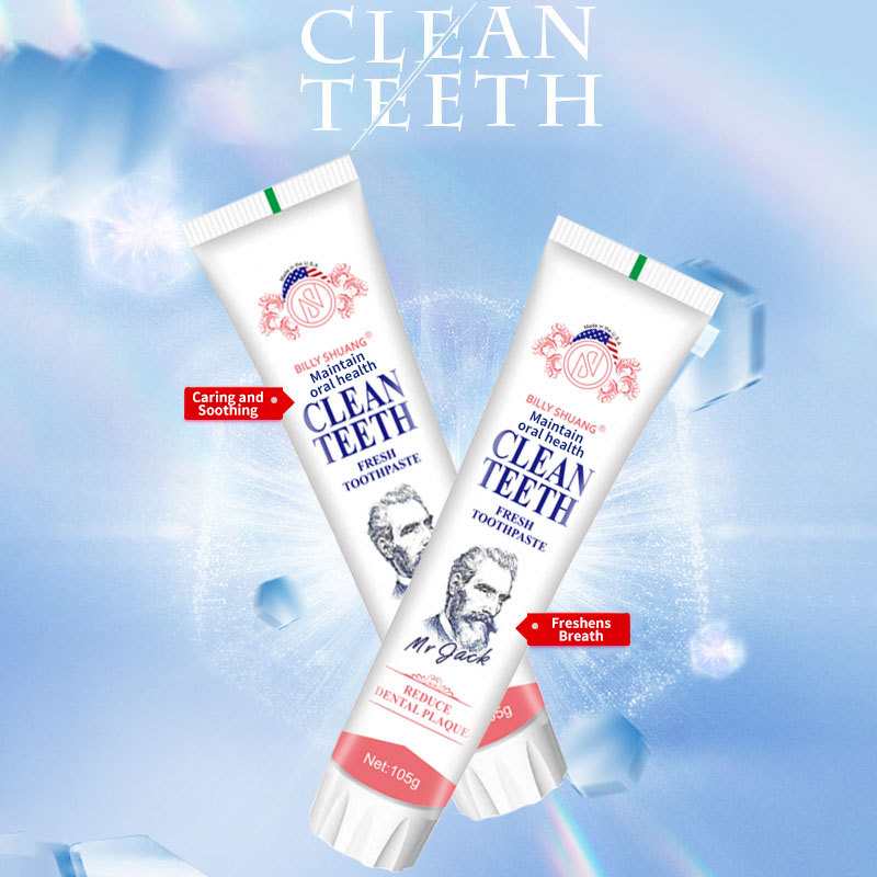 Old man's head toothpaste 100g toothpaste can reduce bad breath, clean and whiten, maintain gums and freshen breath factory direct sales