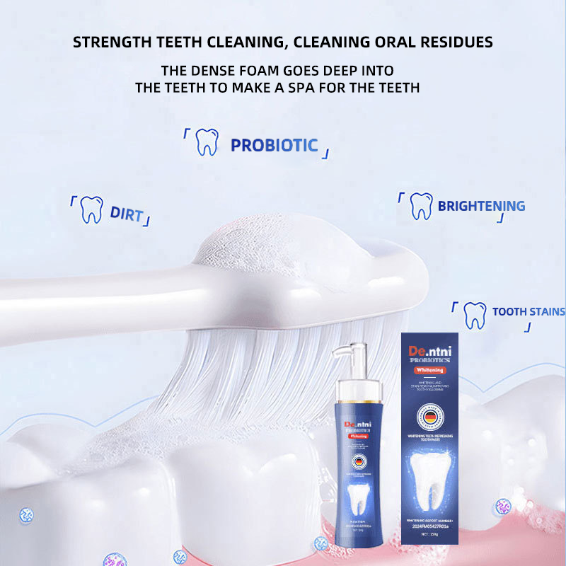 New toothpaste_Oral probiotic whitening toothpaste_Yellow removal, stain removal, bad breath, fresh breath repair toothpaste