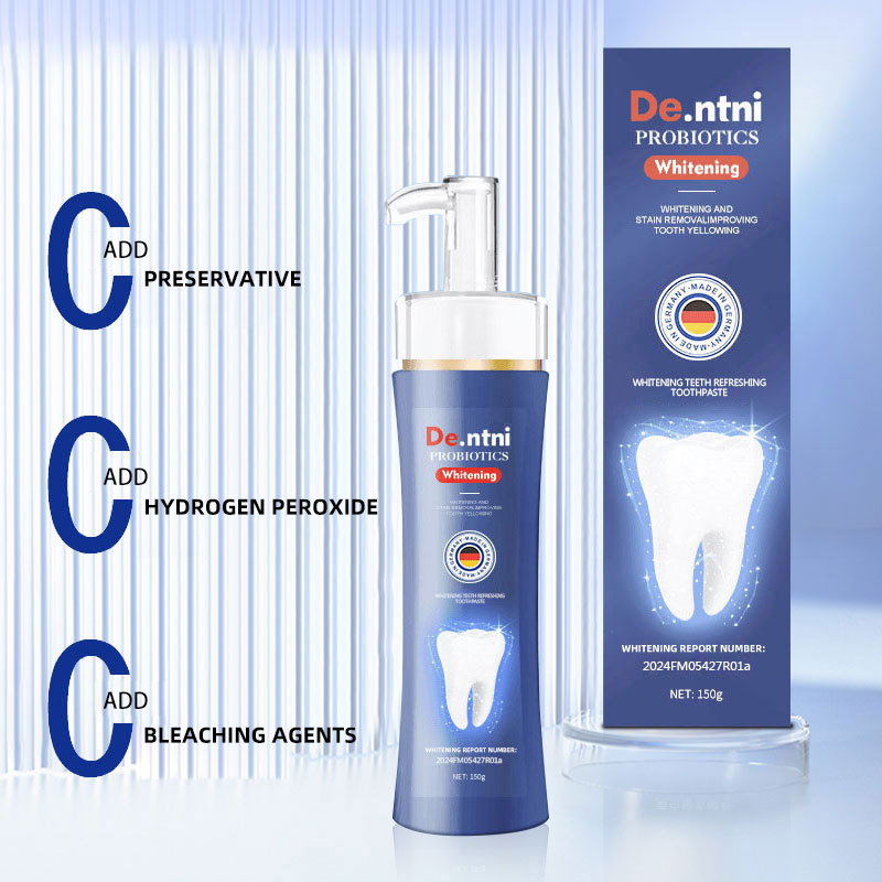 New toothpaste_Oral probiotic whitening toothpaste_Yellow removal, stain removal, bad breath, fresh breath repair toothpaste