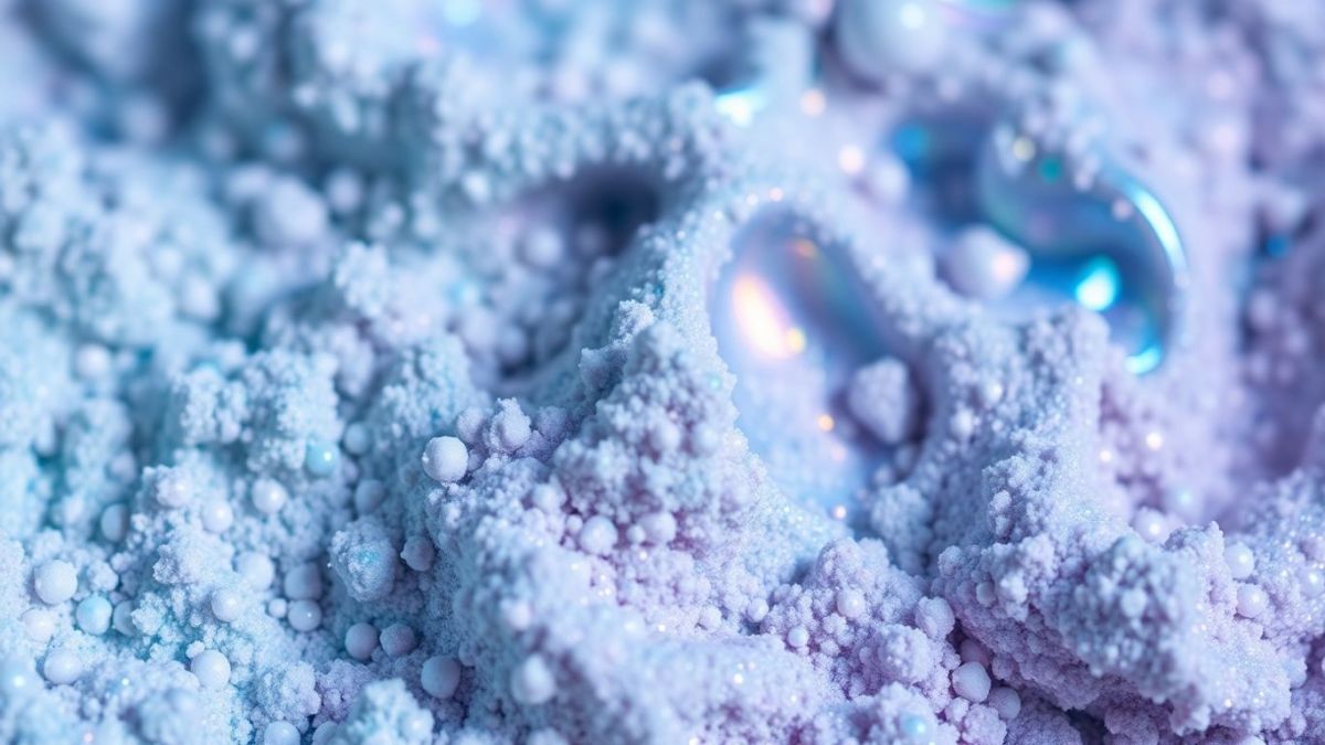 class= Shimmering pearl pigments with iridescent colors