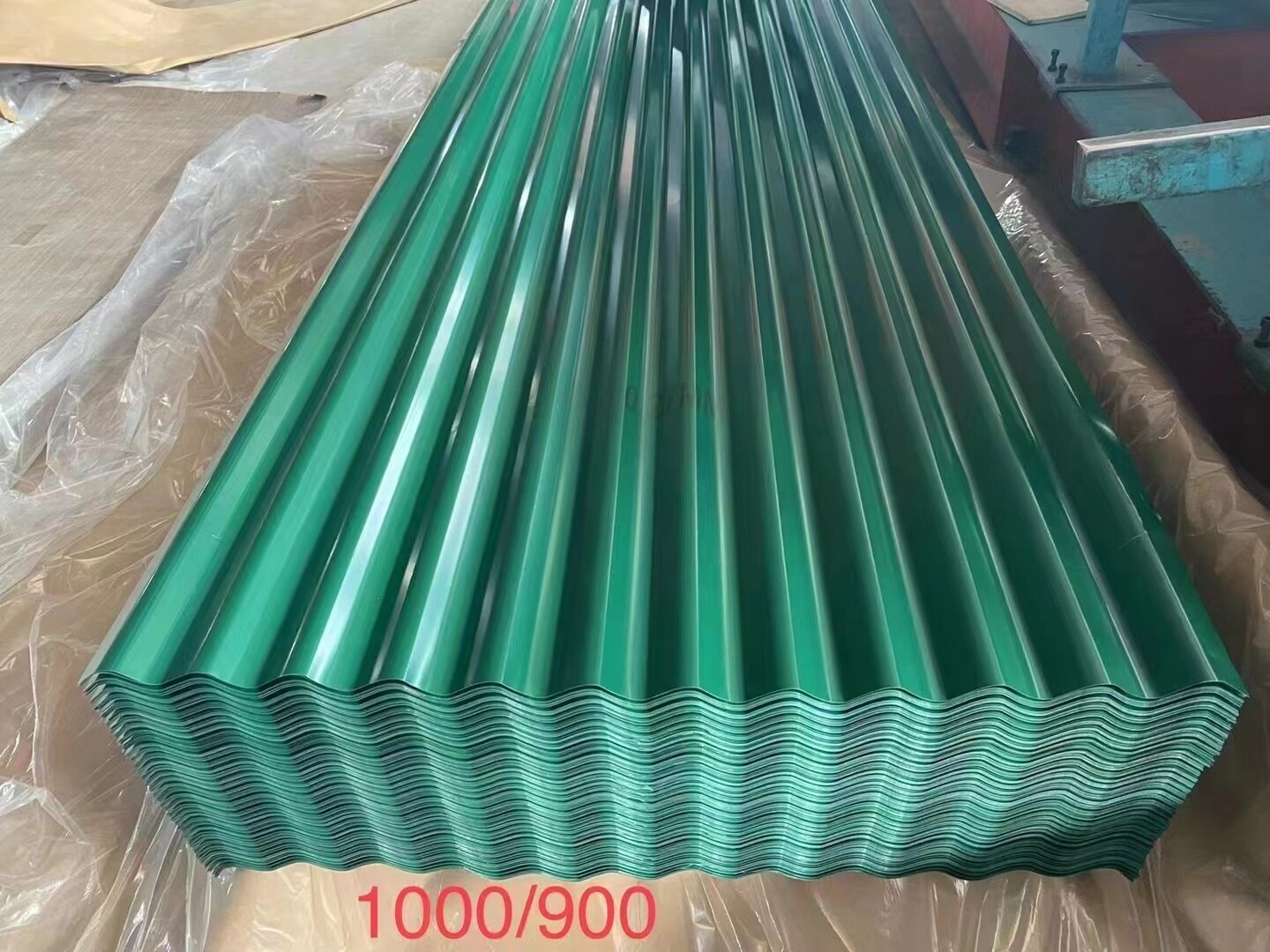 930mm 1000mm Width Color Coated Glazed Roof Tiles