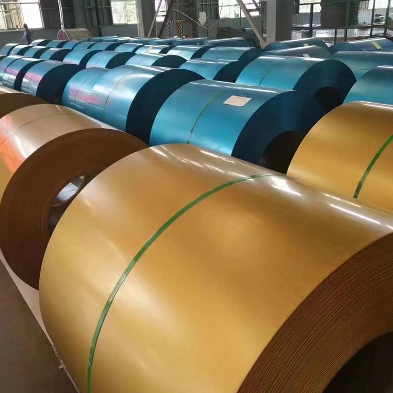 Polyester PE color coated stainless steel coil 201