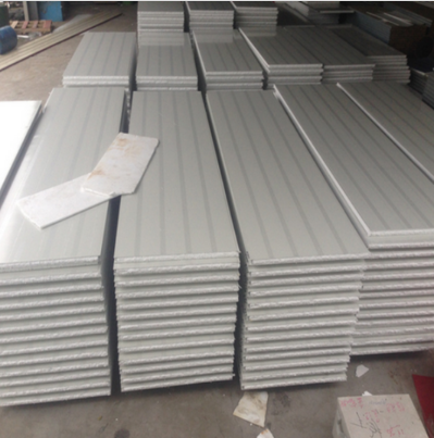 Color Steel Sandwich Panel Fireproof Rock Wool Foam Composite Steel Plate
