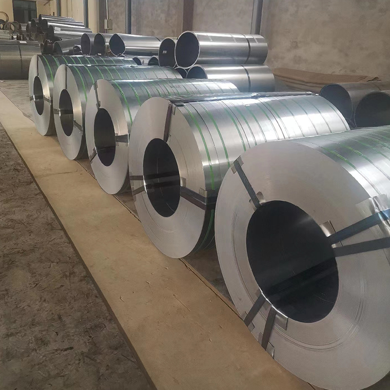 B27R090 domain refined high induction GO electrical steel