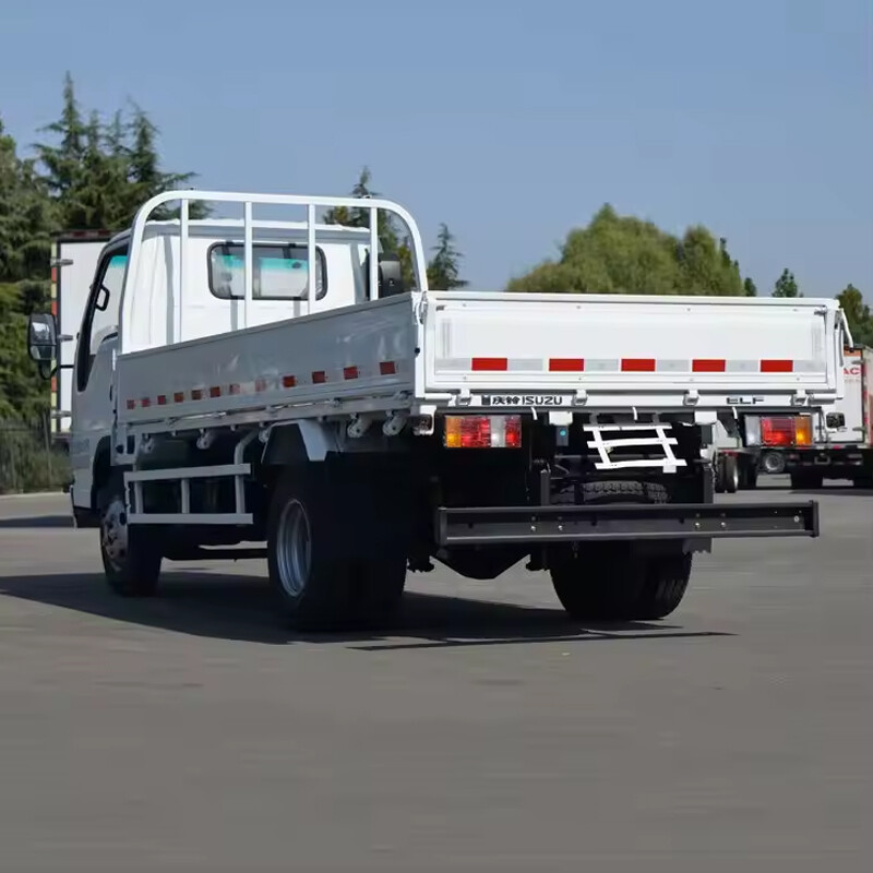 Qingling Isuzu 100P 120HP 2.065m double row sidewalk light truck (National VI) (rear single tire) (QL1040MVEW)