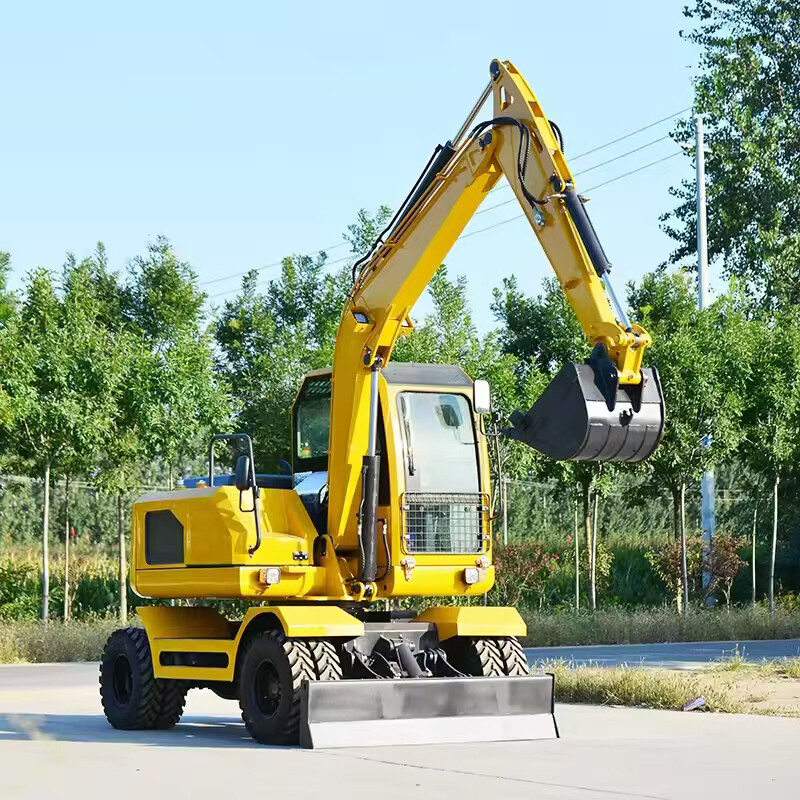 Shanding 9 tons heavy duty agricultural equipment excavator machinery agriculture bucket wheel excavator mini