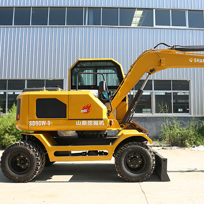 Shanding 9 tons heavy duty agricultural equipment excavator machinery agriculture bucket wheel excavator mini