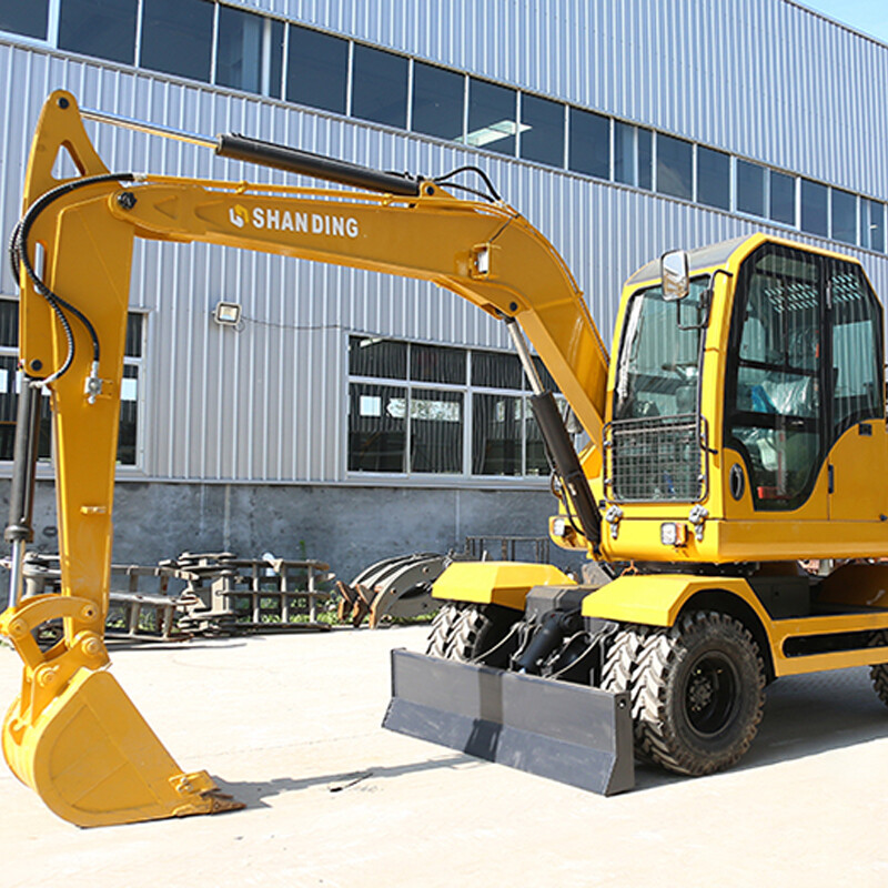 Shanding 9 tons heavy duty agricultural equipment excavator machinery agriculture bucket wheel excavator mini